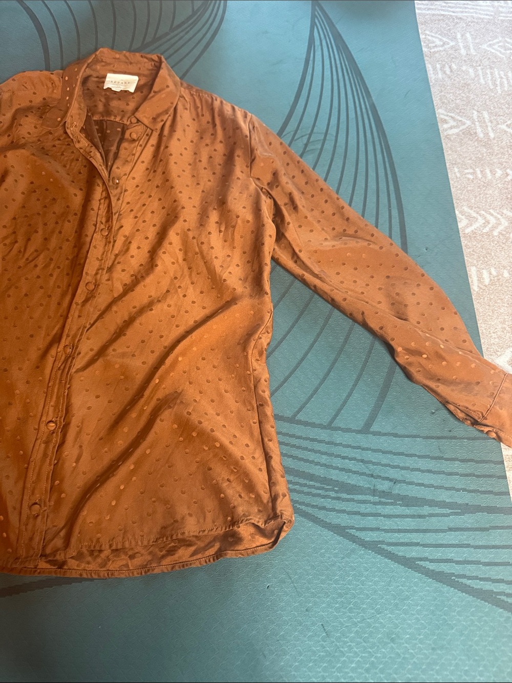 Sezane silk dot Ann shirt - Picture 6 of 9